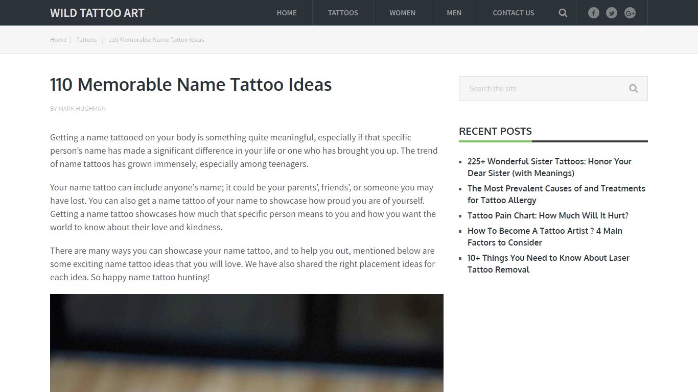 110 Memorable Name Tattoo Ideas - Wild Tattoo Art